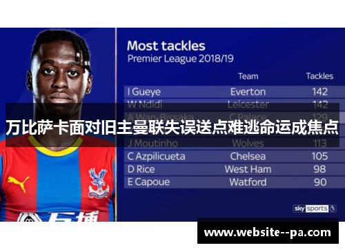 万比萨卡面对旧主曼联失误送点难逃命运成焦点